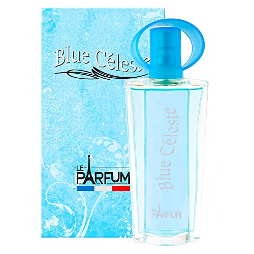 Le Parfum de France Blue Céleste Eau de Toilette für Damen, 75 ml von LE PARFUM DE FRANCE