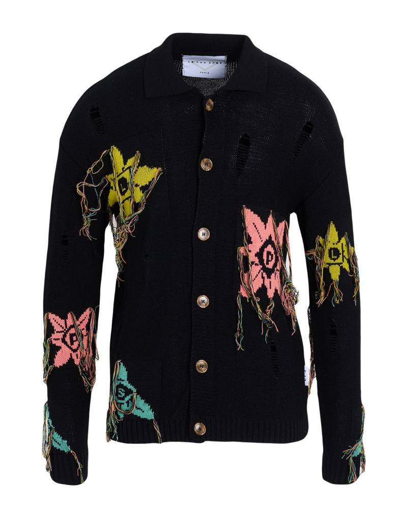 LE PAS SAGE Paris Strickjacke Herren Schwarz von LE PAS SAGE Paris
