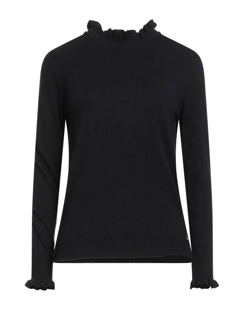 LE SARTE DEL SOLE Rollkragenpullover Damen Schwarz von LE SARTE DEL SOLE