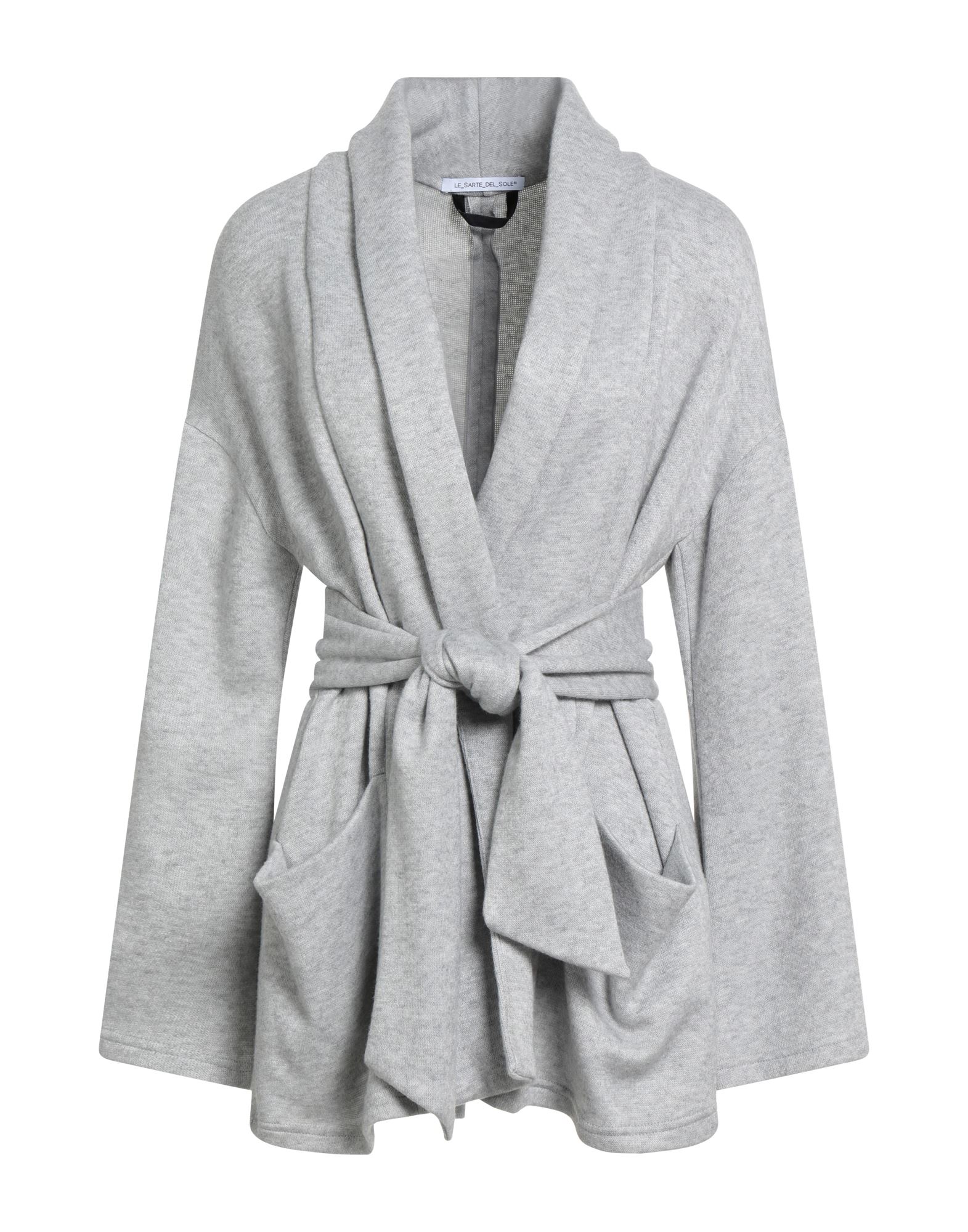 LE SARTE DEL SOLE Strickjacke Damen Hellgrau von LE SARTE DEL SOLE