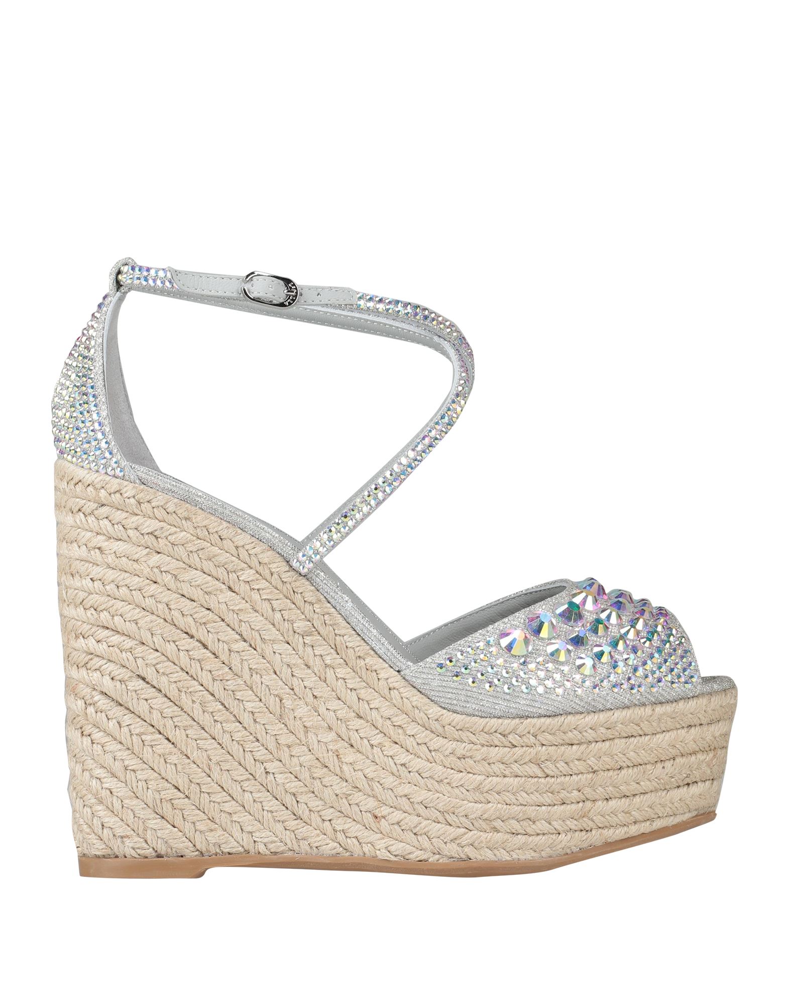 LE SILLA Espadrilles Damen Silber von LE SILLA