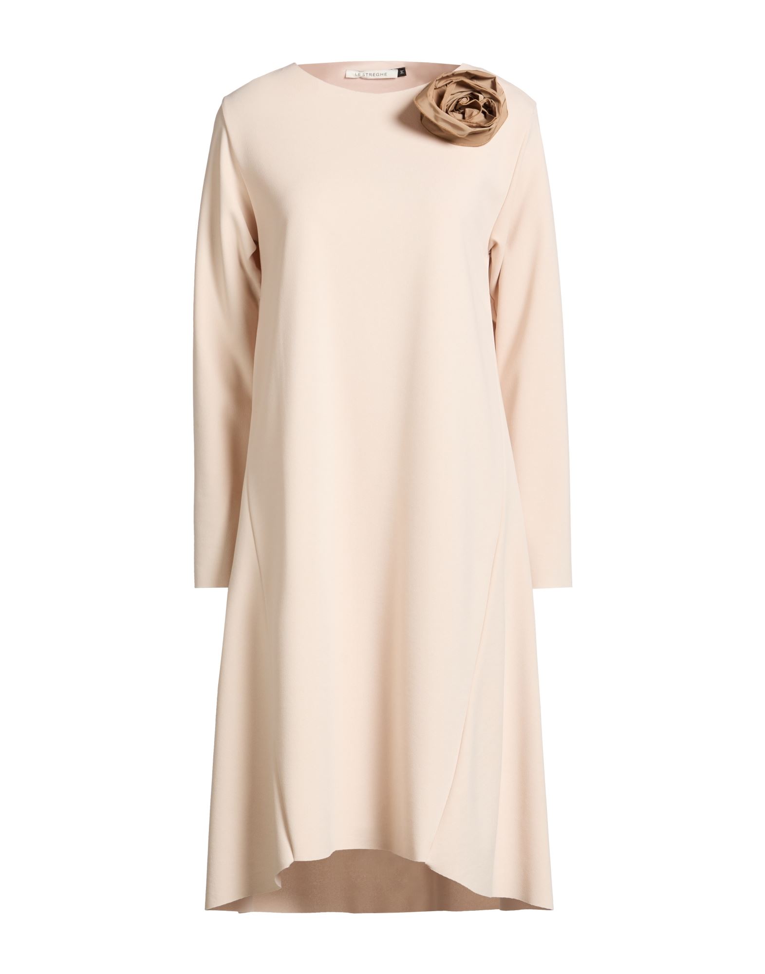LE STREGHE Midi-kleid Damen Beige von LE STREGHE