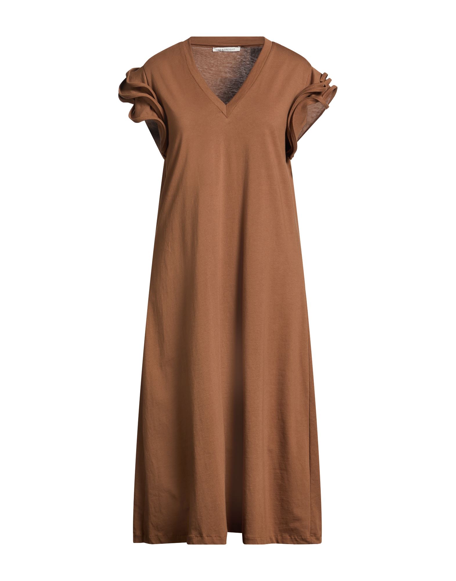LE STREGHE Midi-kleid Damen Braun von LE STREGHE