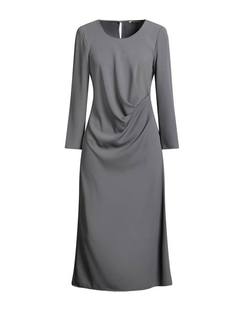 LE STREGHE Midi-kleid Damen Grau von LE STREGHE