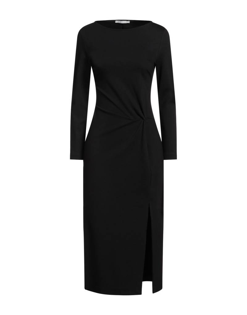 LE STREGHE Midi-kleid Damen Schwarz von LE STREGHE