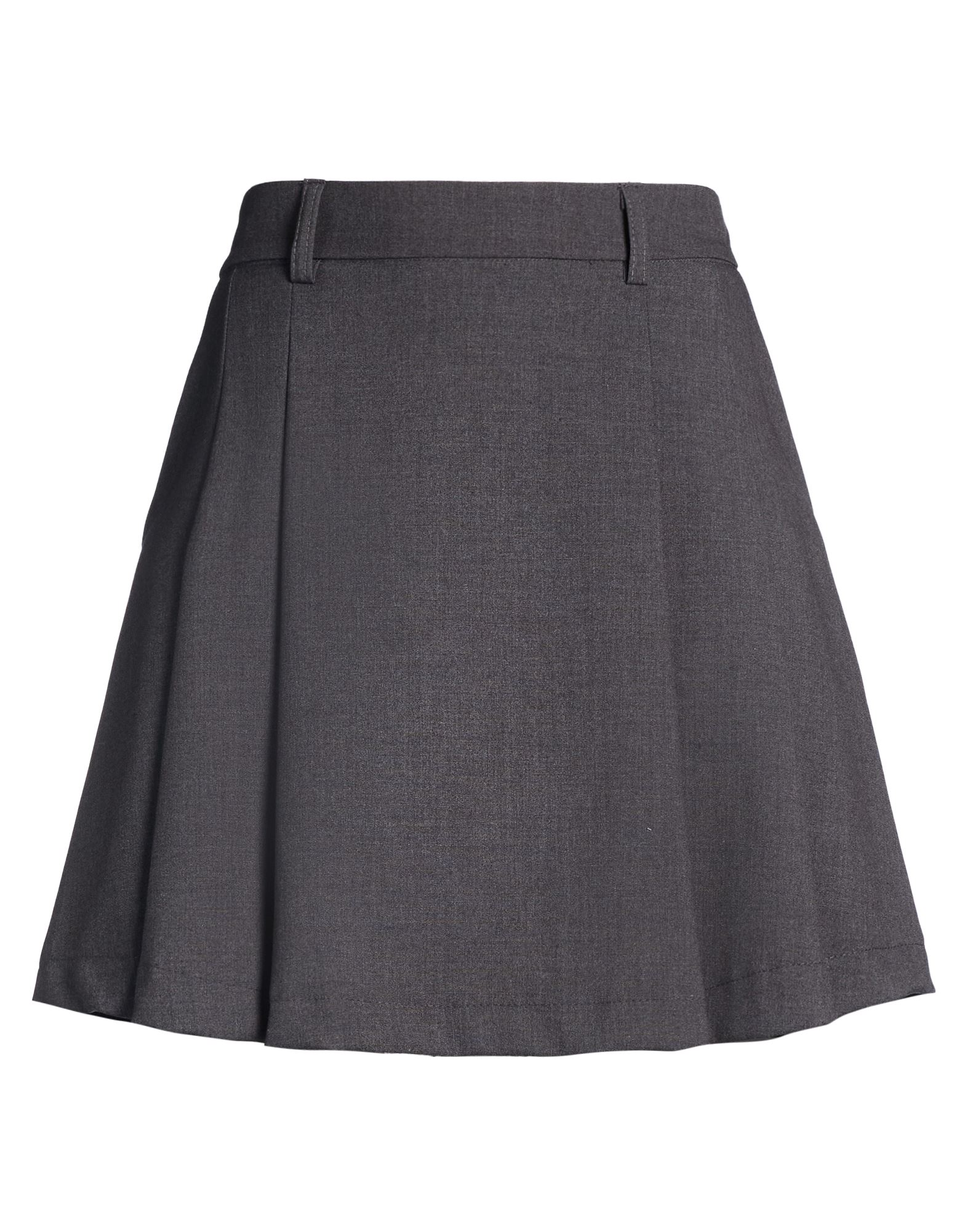 LE STREGHE Minirock Damen Grau von LE STREGHE