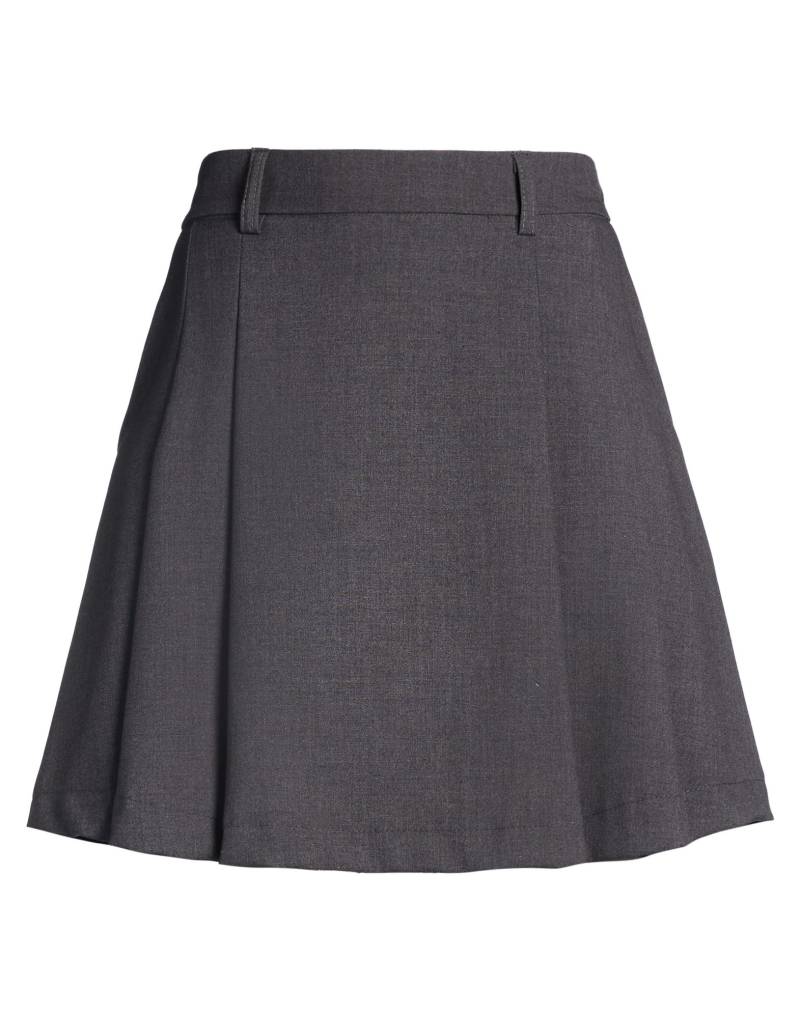 LE STREGHE Minirock Damen Grau von LE STREGHE