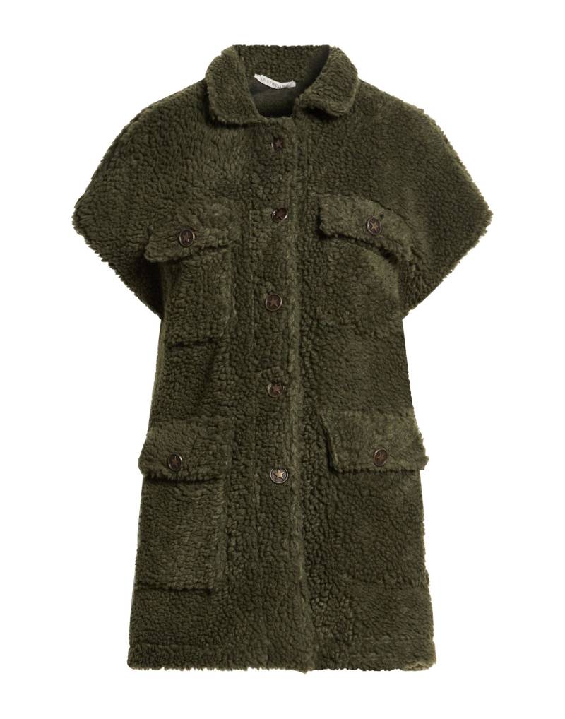 LE STREGHE Shearling- & Kunstfell Damen Militärgrün von LE STREGHE