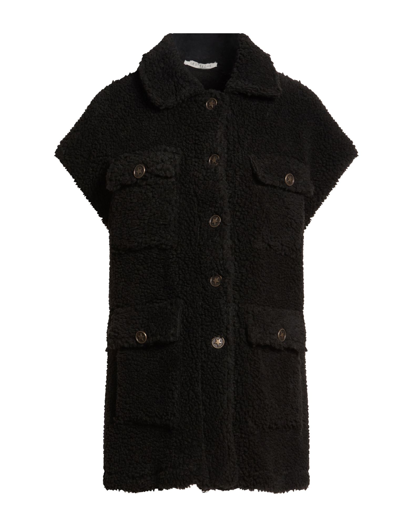 LE STREGHE Shearling- & Kunstfell Damen Schwarz von LE STREGHE