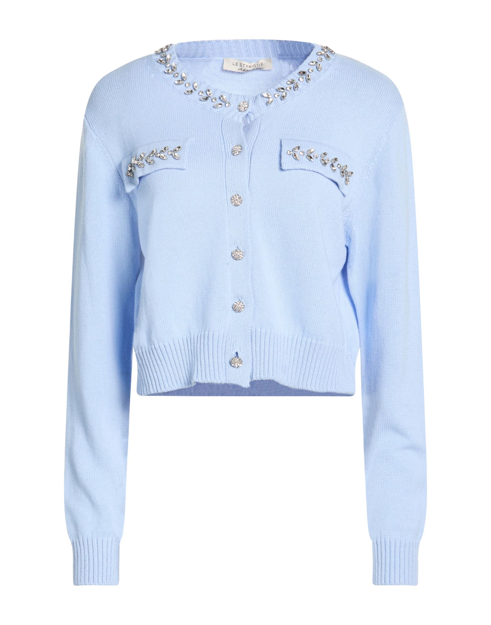 LE STREGHE Strickjacke Damen Hellblau von LE STREGHE