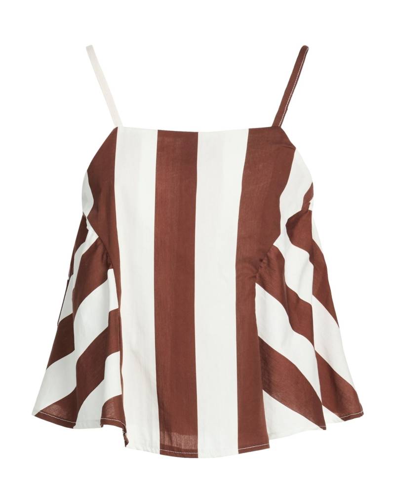 LE STREGHE Top Damen Braun von LE STREGHE