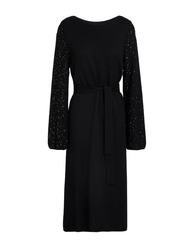 LE TRICOT PERUGIA Midi-kleid Damen Schwarz von LE TRICOT PERUGIA