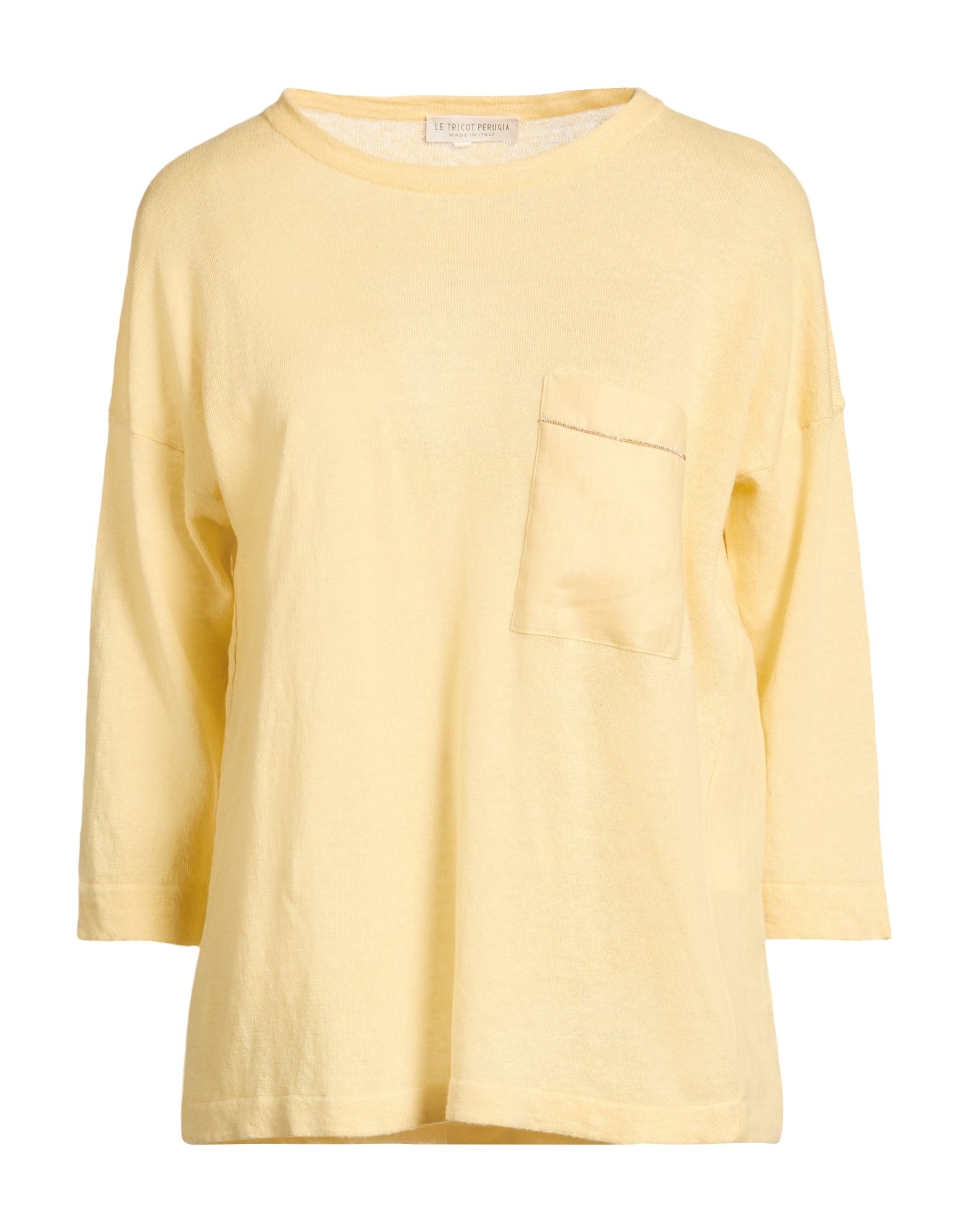 LE TRICOT PERUGIA Pullover Damen Pastellgelb von LE TRICOT PERUGIA