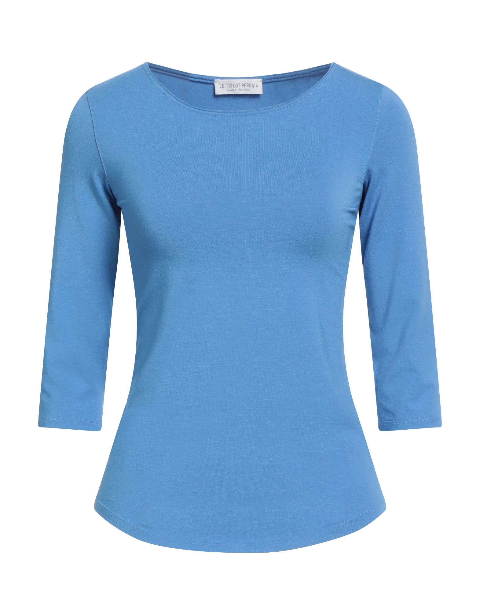 LE TRICOT PERUGIA T-shirts Damen Azurblau LE TRICOT PERUGIA T-shirts Damen Azurblau von LE TRICOT PERUGIA