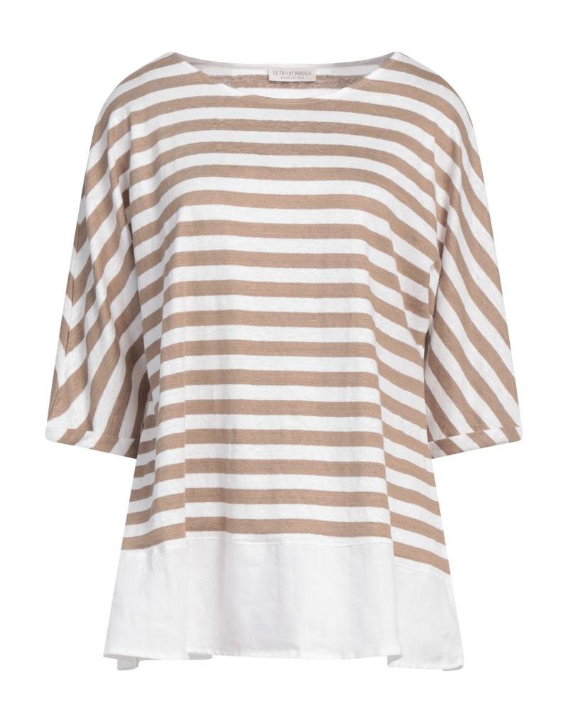 LE TRICOT PERUGIA T-shirts Damen Hellbraun von LE TRICOT PERUGIA