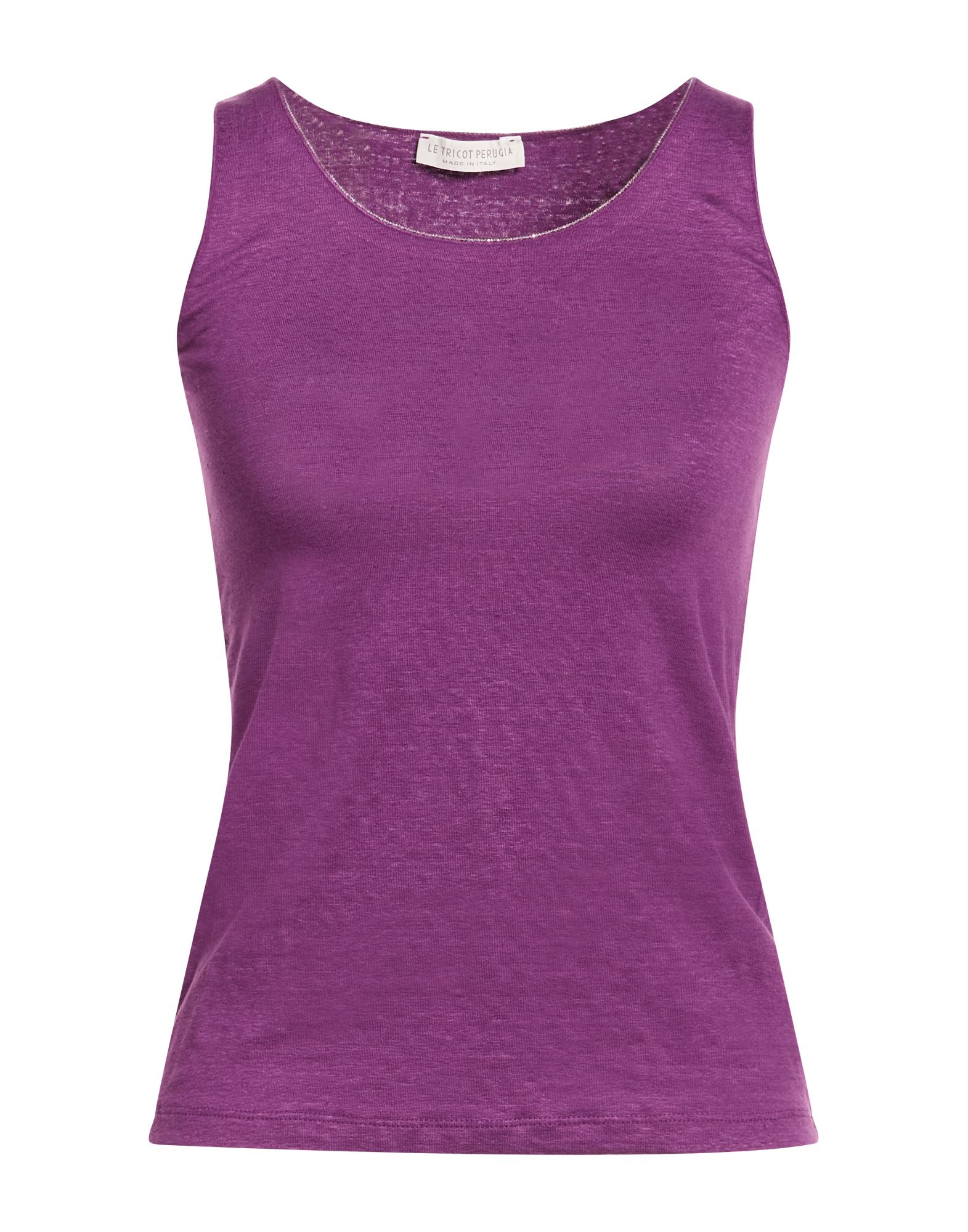 LE TRICOT PERUGIA Tank Top Damen Violett von LE TRICOT PERUGIA