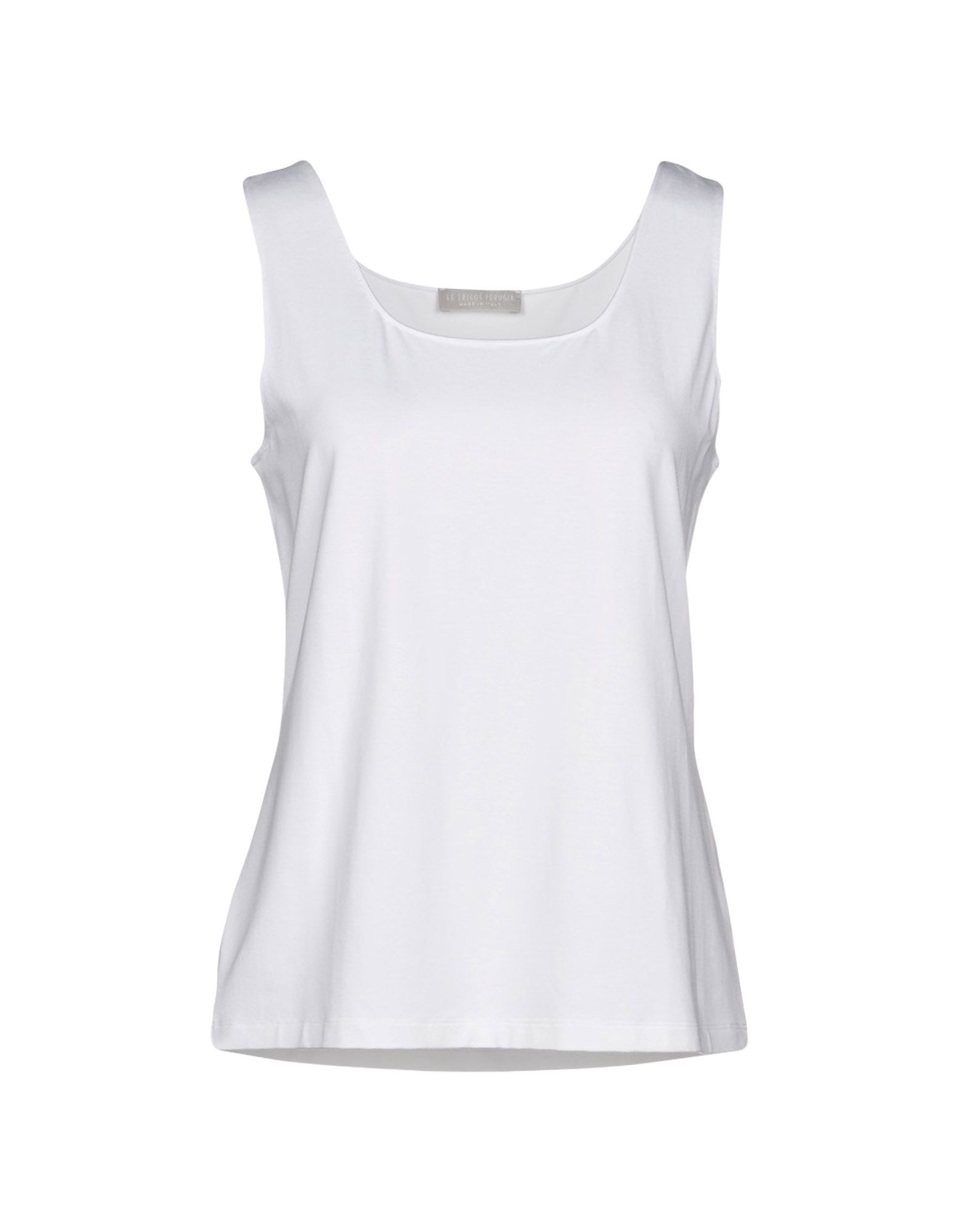 LE TRICOT PERUGIA Tank Top Damen Weiß von LE TRICOT PERUGIA