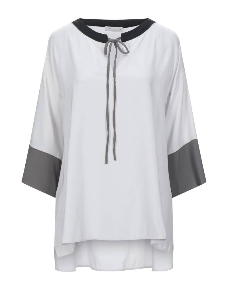 LE TRICOT PERUGIA Top Damen Hellgrau von LE TRICOT PERUGIA