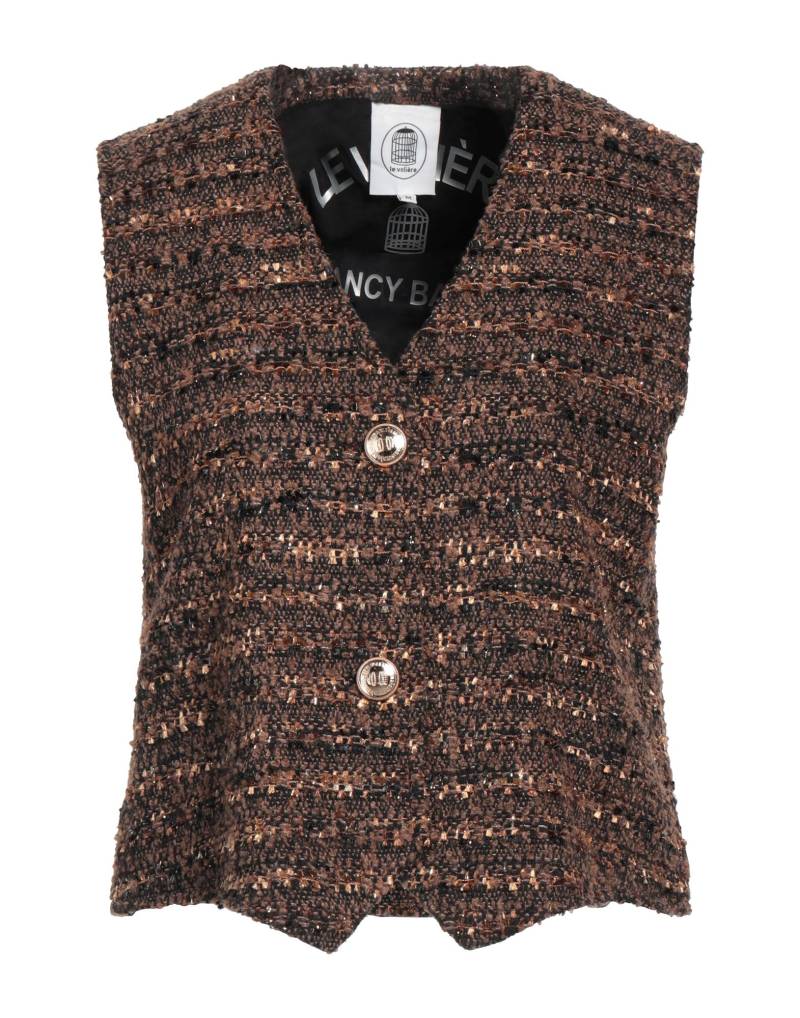 LE VOLIÈRE Couture-weste Damen Kamel von LE VOLIÈRE