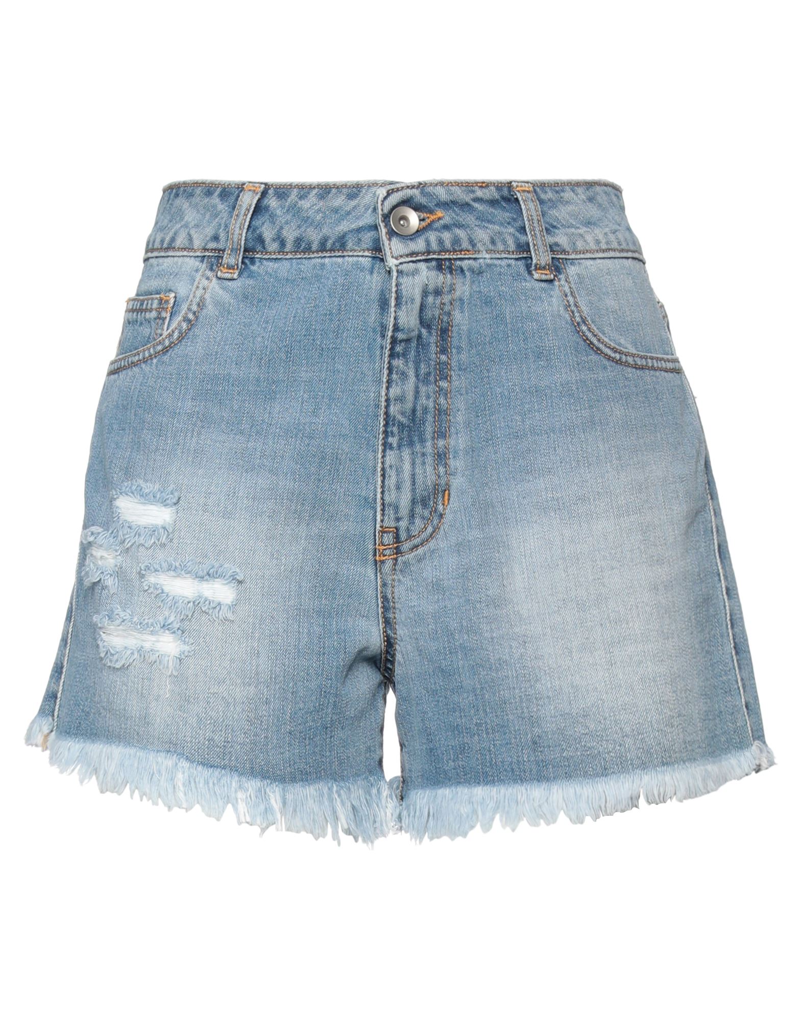 LE VOLIÈRE Jeansshorts Damen Blau von LE VOLIÈRE