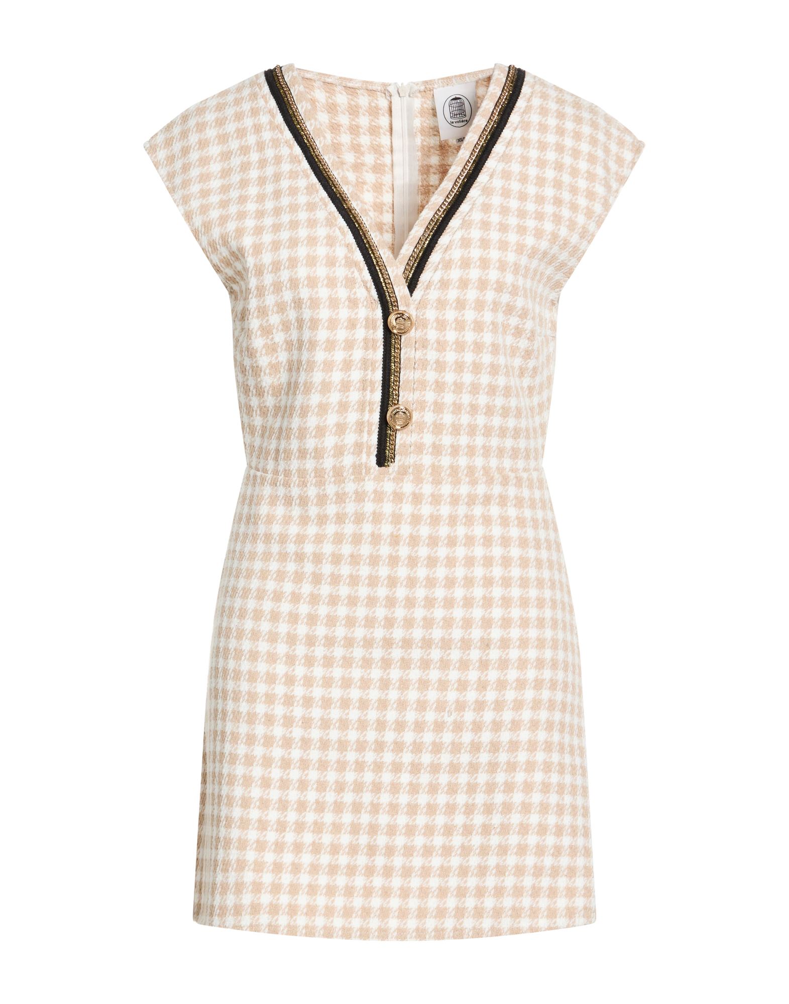 LE VOLIÈRE Mini-kleid Damen Beige von LE VOLIÈRE