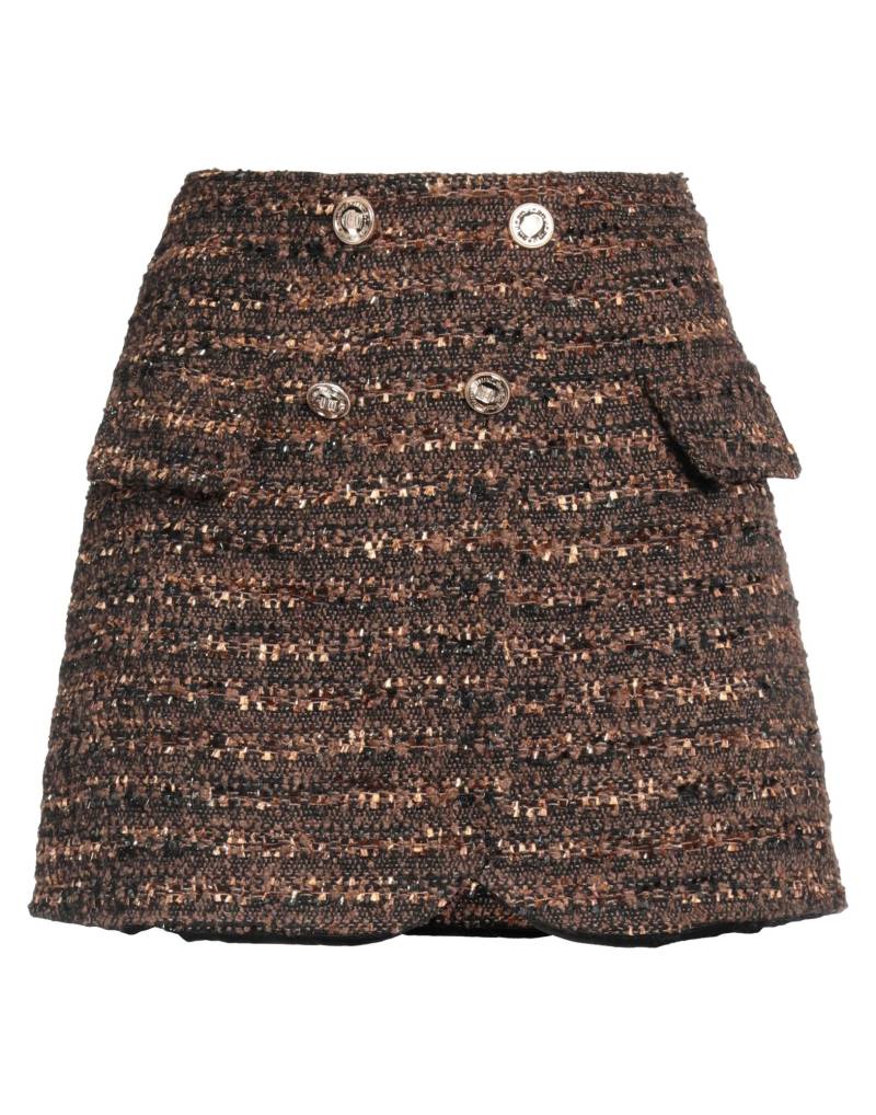 LE VOLIÈRE Minirock Damen Braun von LE VOLIÈRE