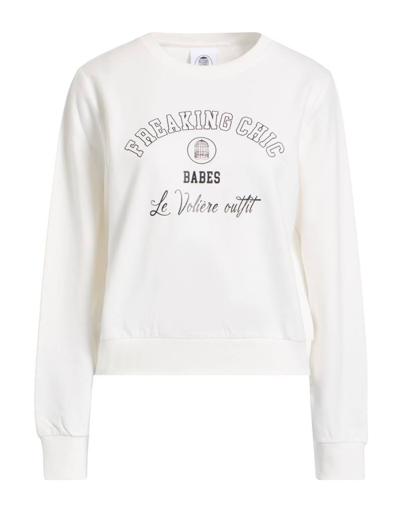 LE VOLIÈRE Sweatshirt Damen Weiß von LE VOLIÈRE