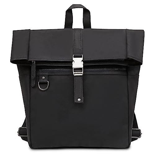 LEABAGS Leder Rucksack Damen & Herren I Echtleder Premium Daypack I Eleganter Backpack Frauen & Männer I Lederrucksack von LEABAGS