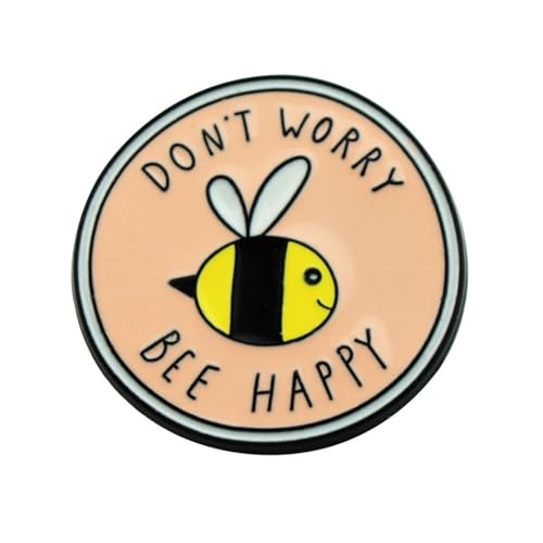 LEADSDGE Einzigartige Bienen-Brosche aus Legierung, Kleidung, Schmuck, Zubehör, auffällige Anstecknadeln für Damen, Mädchen, Kinder von LEADSDGE
