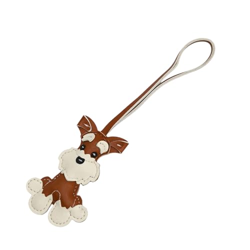LEADSDGE Modischer, robuster Schnauzer-Schlüsselanhänger, Charm-Anhänger für elegante Stile und modische Statement-Stücke von LEADSDGE