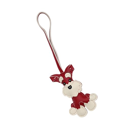 LEADSDGE Modischer, robuster Schnauzer-Schlüsselanhänger, Charm-Anhänger für elegante Stile und modische Statement-Stücke von LEADSDGE