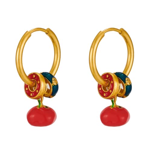 Mehrzweck-Ohrklemme mit Öl-Motiv, stilvolle Ohrklemme für unverwechselbare weibliche chinesische Ohrschnallen, Party-Ornamente von LEADSDGE