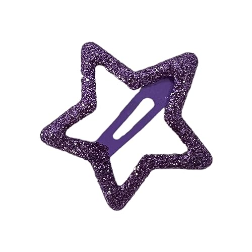 Metall-Haarnadel mit fünfzackigem Stern, Haarspange für Mädchen, seitliche Haarspange, Haarschmuck, Haarschmuck von LEADSDGE