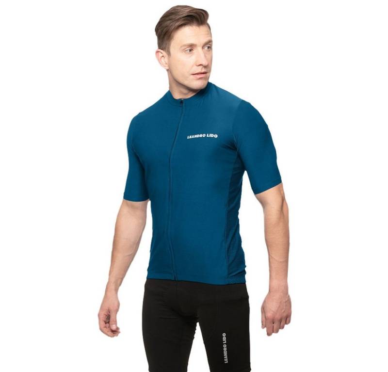 LEANDRO LIDO Radtrikot LEANDRO LIDO Herren Radsport Kurzarm Trikot lichtreflektierende Details von LEANDRO LIDO