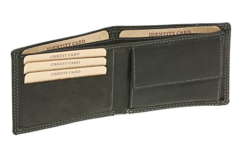 LEAS MCL Geldscheintasche extra dünn im Querformat Vintage-Stil in Echt-Leder, schwarz - LEAS Basic-Vintage-Collection LEAS MCL Geldscheintasche extra dünn im Querformat Vintage-Stil in Echt-Leder, schwarz - LEAS Basic-Vintage-Collection von LEAS MCL