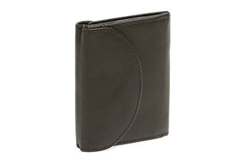 LEAS Minibörse Echt-Leder, schwarz Mini-Edition von LEAS