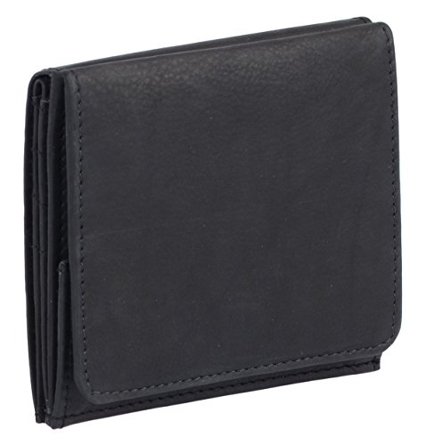 LEAS Wiener Schachtel mit großem Kleingeldfach, Echt-Leder, schwarz Special Edition von LEAS