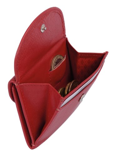 LEAS Minibörse Echt-Leder, rot Mini-Edition von LEAS