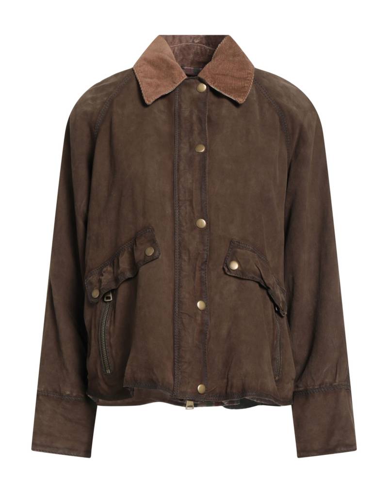 LEATHER AUTHORITY Jacke & Anorak Damen Militärgrün von LEATHER AUTHORITY