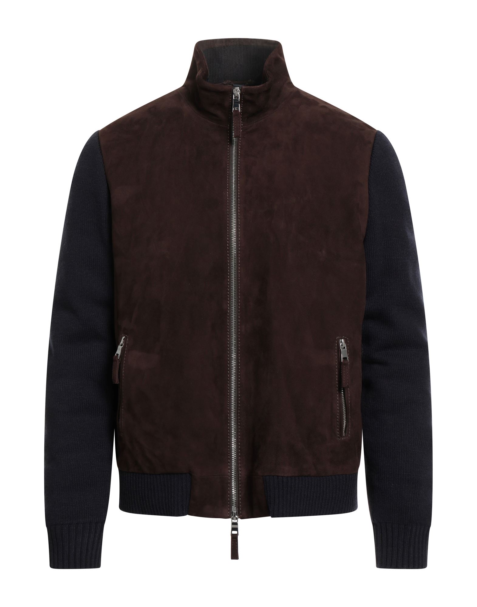 LEATHER AUTHORITY Jacke & Anorak Herren Dunkelbraun von LEATHER AUTHORITY