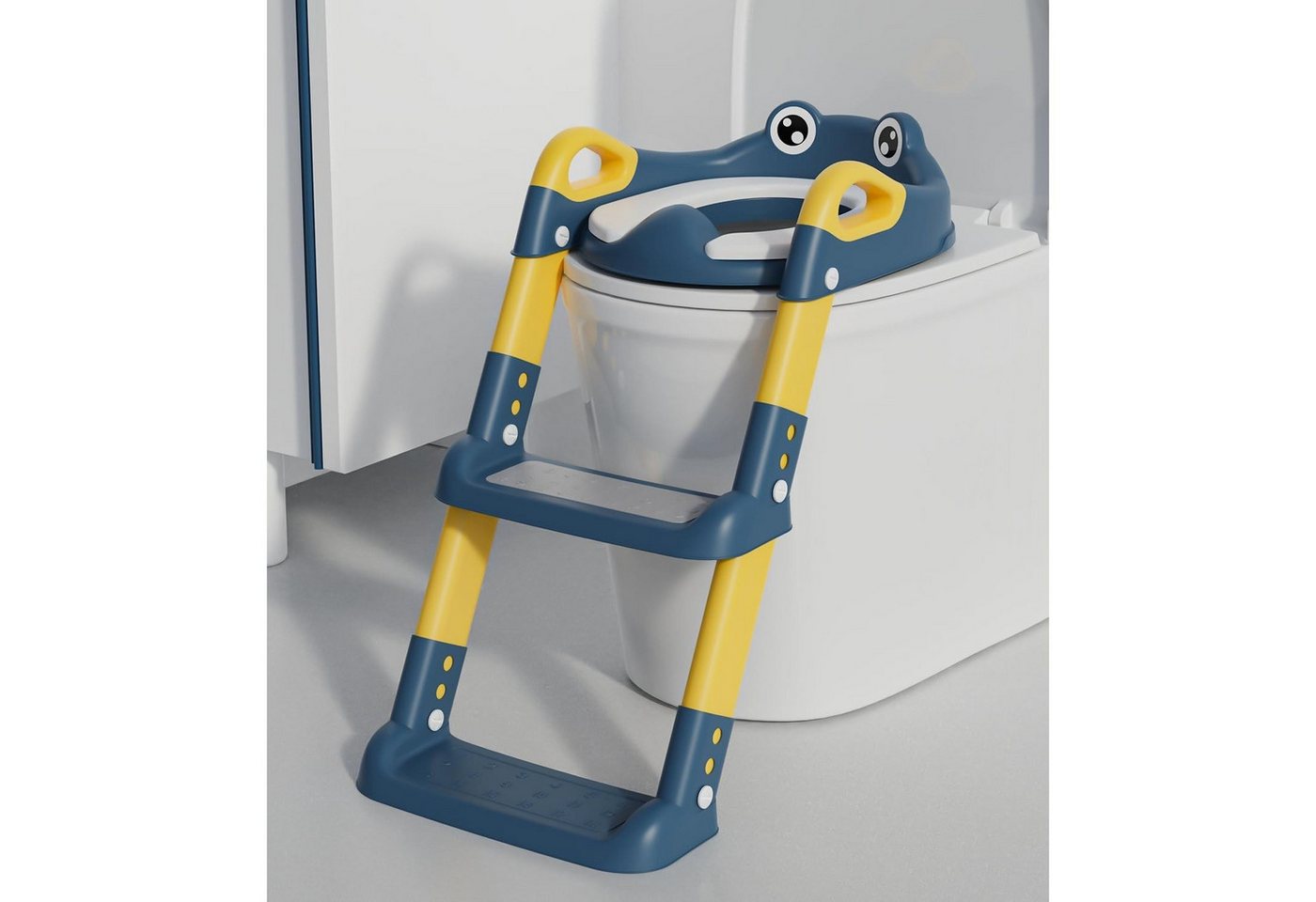 LEAZZLE Toilettentrainer Kinder-Toilettensitz mit Treppe gepolstertem höhenverstellbar klappbar LEAZZLE Toilettentrainer Kinder-Toilettensitz mit Treppe gepolstertem höhenverstellbar klappbar von LEAZZLE