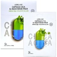 LEBELAGE - Capsule 2x Mask Pack Set - 3 Types Cica & Aqua von LEBELAGE