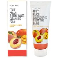 LEBELAGE - Fruit Peach & Apple Mango Cleansing Foam 100ml von LEBELAGE