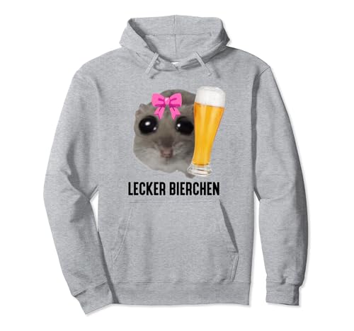 LECKER BIERCHEN X Sad Hamster Meme Girl Bier Weizenbier Pullover Hoodie LECKER BIERCHEN X Sad Hamster Meme Girl Bier Weizenbier Pullover Hoodie von LECKER BIERCHEN - Sad Hamster Meme X Tornado Bier