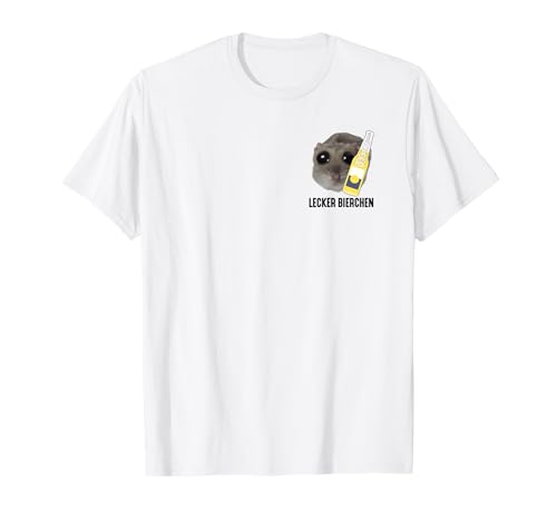 LECKER BIERCHEN X Sad Hamster Meme Tornado Boy Beer Bier Fun T-Shirt von LECKER BIERCHEN - Sad Hamster Meme X Tornado Bier
