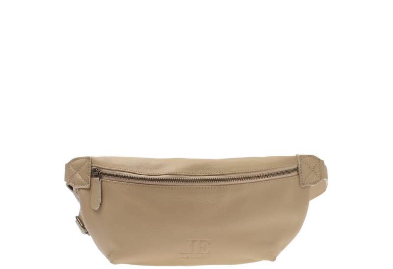 LECONI Bauchtasche groß Umhängetasche Crossbody Ledertasche Damen Herren Leder LE3088, genarbtes Büffelleder – flexibler Trageriemen – 32 × 17 × 8 cm von LECONI