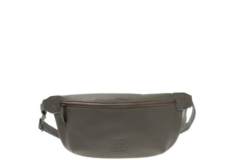 LECONI Bauchtasche groß Umhängetasche Crossbody Ledertasche Damen Herren Leder LE3088, genarbtes Büffelleder – flexibler Trageriemen – 32 × 17 × 8 cm von LECONI