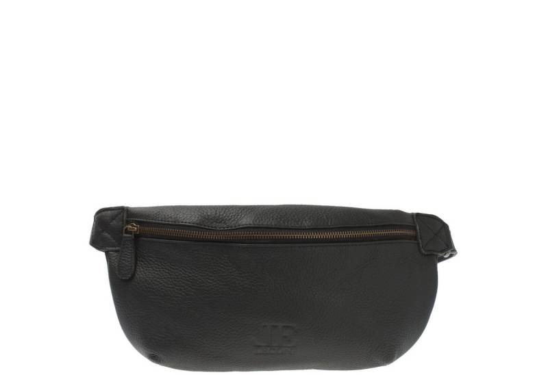 LECONI Bauchtasche groß Umhängetasche Crossbody Ledertasche Damen Herren Leder LE3088, genarbtes Büffelleder – flexibler Trageriemen – 32 × 17 × 8 cm von LECONI