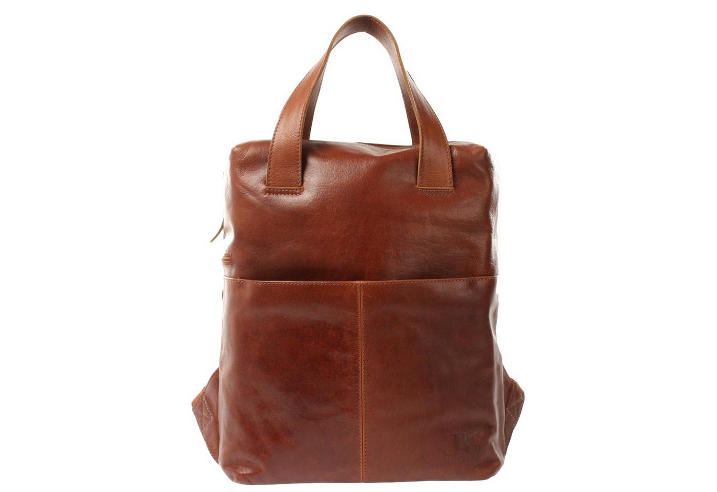 LECONI Cityrucksack Stadtrucksack DIN A4 Damen & Herren Lederrucksack Leder LE1023 von LECONI