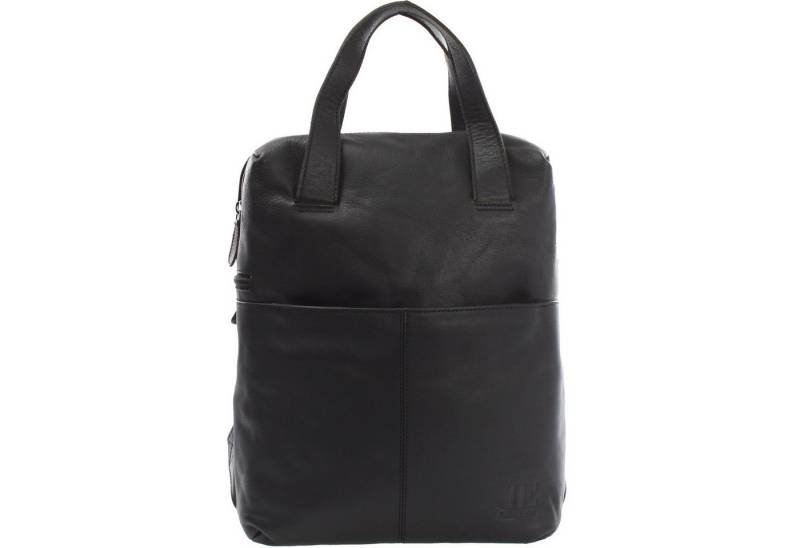 LECONI Cityrucksack Stadtrucksack DIN A4 Damen & Herren Lederrucksack Leder LE1023 von LECONI